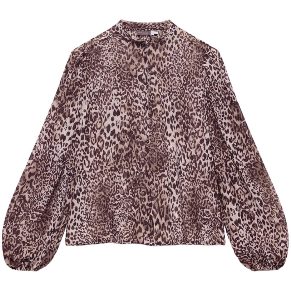 Mint Velvet Leopard Print Blouse